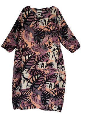 Noen Linen Print Dress